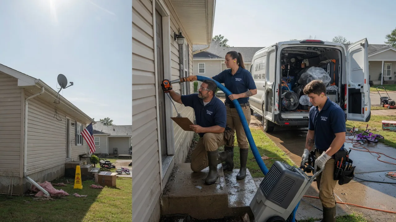 Ceiling Water Damage Restoration in Etna, ME near me